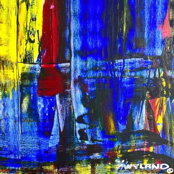 Untitled Abstract by Wyland