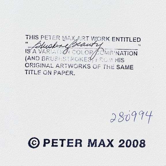 Blushing Beauty by Peter Max