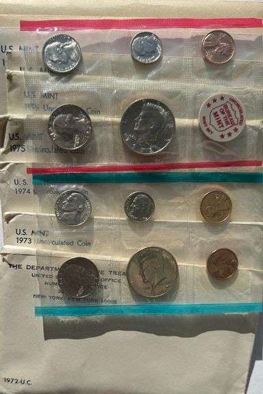 1972-1981 US Mint Sets.