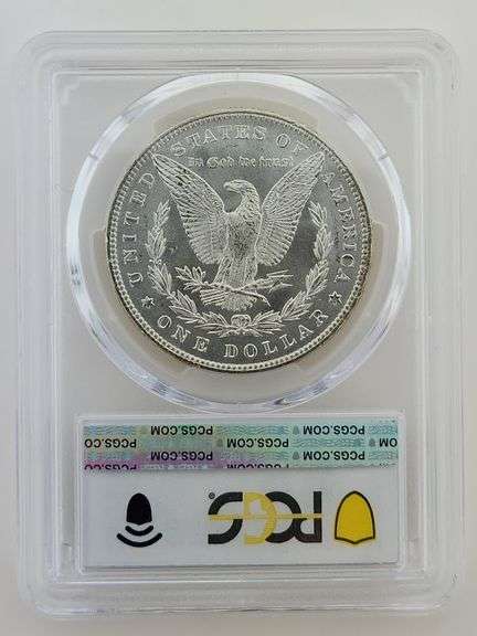 1885 Morgan Silver Dollar, PCGS MS63