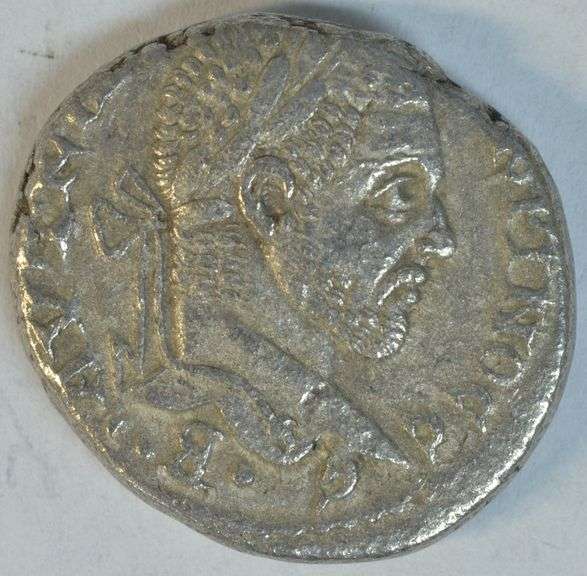 Sharp Scarce Syria, Emisa Silver Tetradrachm of Macrinus, 217-218 AD