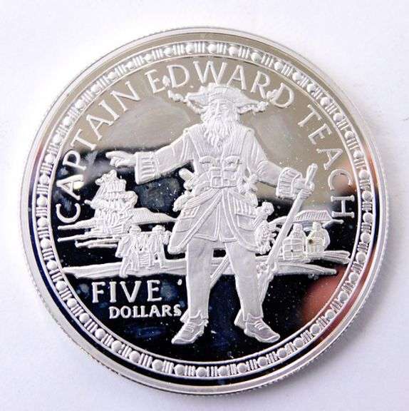 1993 Commonwealth of Bahamas Five Dollar Coin