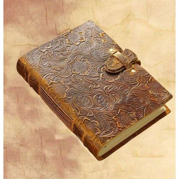 Genuine Embossed Leather Journal