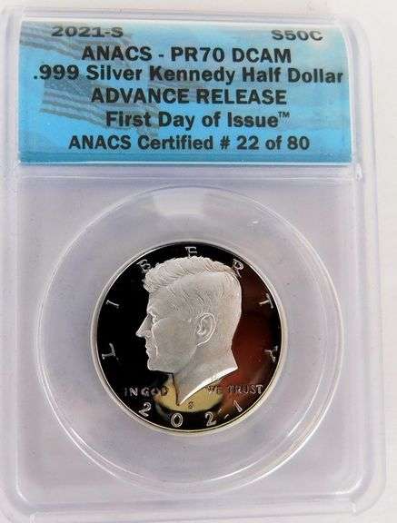 3 - 1st Day Issue Advance Release .999 Silver Coins