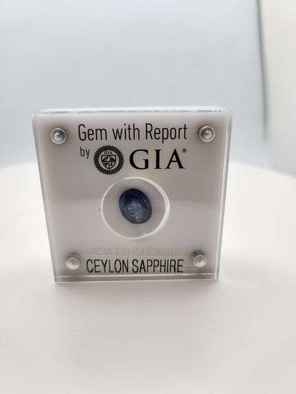 GIA Certified 5.26 CT Sapphire