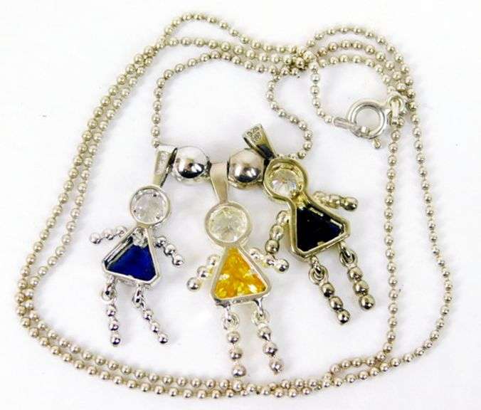 Sterling Silver Charm Necklace