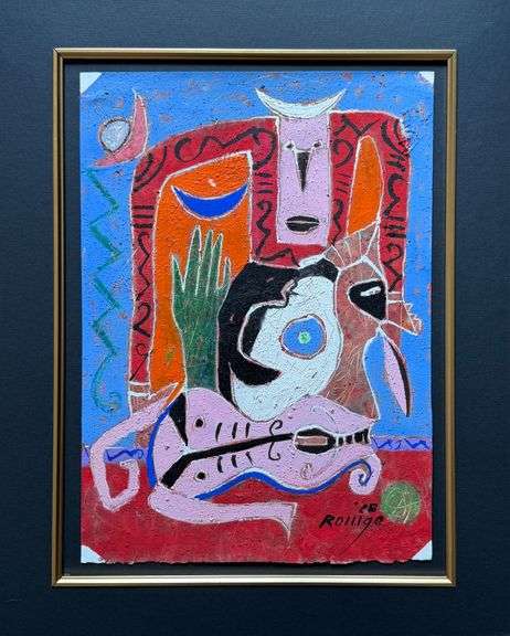 Fantastic Original One Of A Kind Artwork By Romgo