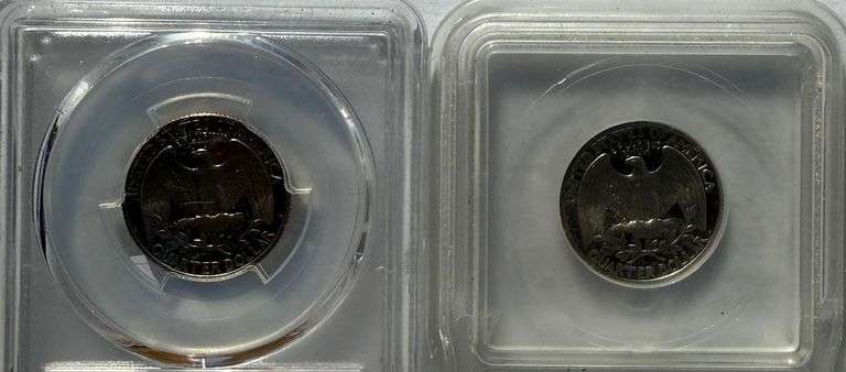 1979 S &1982 S Proof Washington Quarters