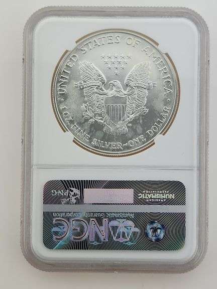 2002 American Silver Eagle, NGC MS69