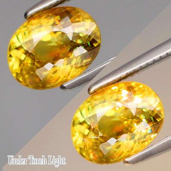 Premium grade 1.80ct heavy rainbow flashing Sphene