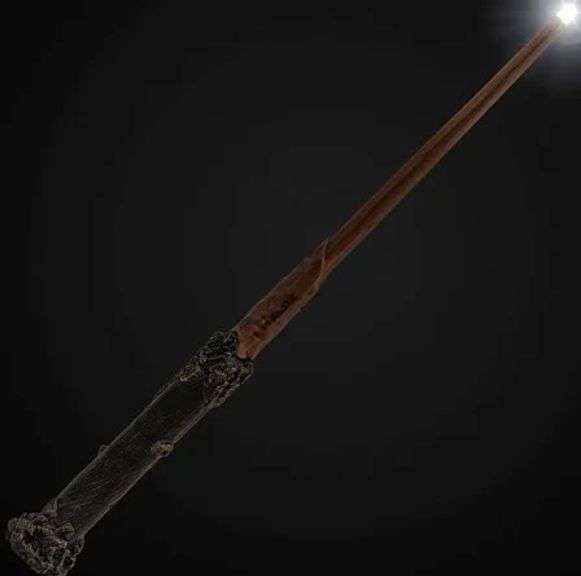 Daniel Radcliffe Autographed Harry Potter 14" Illuminating Wand Display ACOA