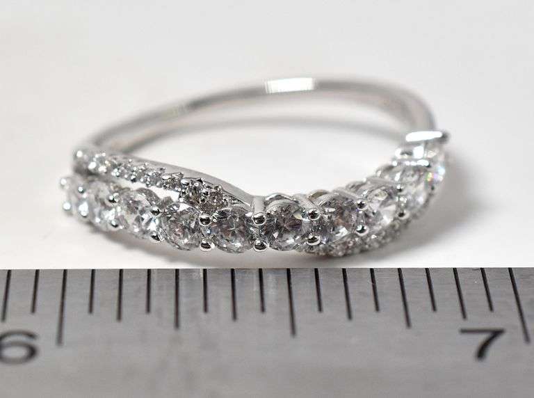 CZ Gemstone Ring in Sterling Silver