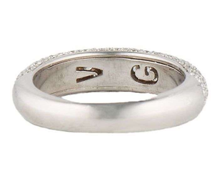 Appx 2.30ctw H VS Pave Diamond Band Ring in 18K White Gold