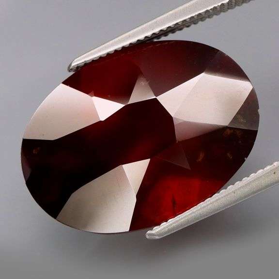 Huge! 14.63ct top burgundy red all natural Hessonite Garnet!