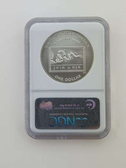 2006 Silver Commemorative Dollar - Franklin Scientist NGC MS70