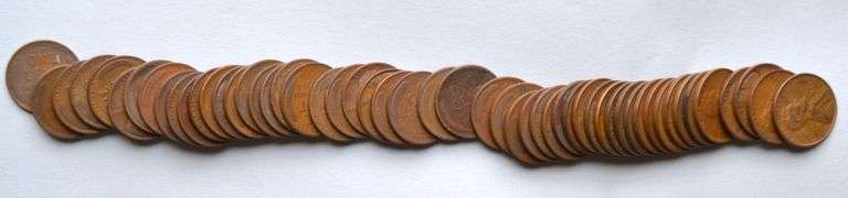 Nice 1933 Circulated Lincoln Cent Roll