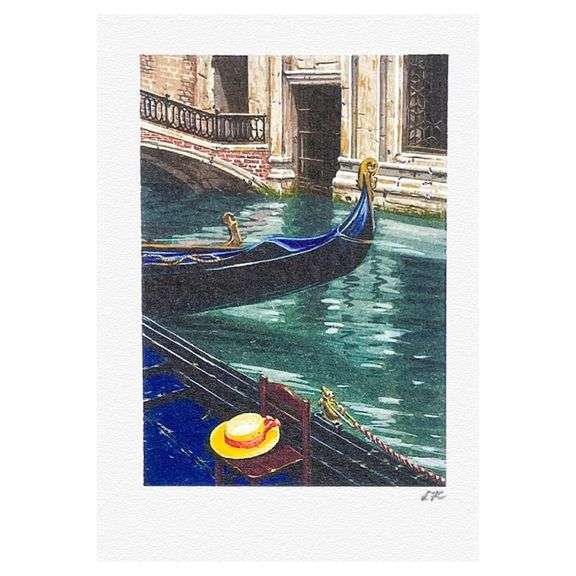 Gondola at Rest by Liudmila Kondakova