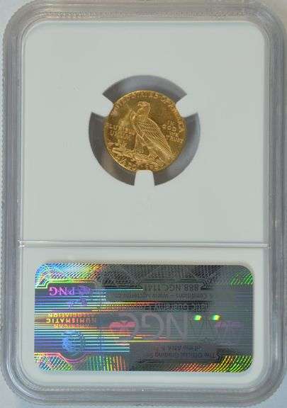 Gorgeous basically Gem BU 1925-D $2.50 Indian Gold Piece. NGC MS64