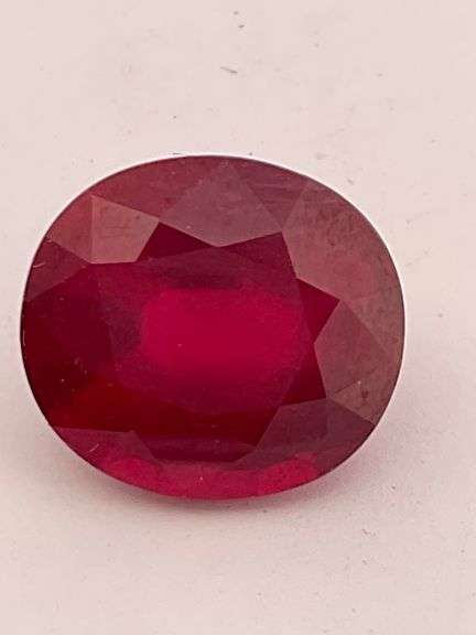 CERTIFIED 9.06 NATURAL RUBY