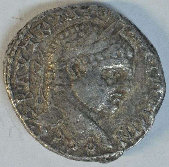 Sharp Scarce Syria, Emisa Silver Tetradrachm of Macrinus, 217-218 AD