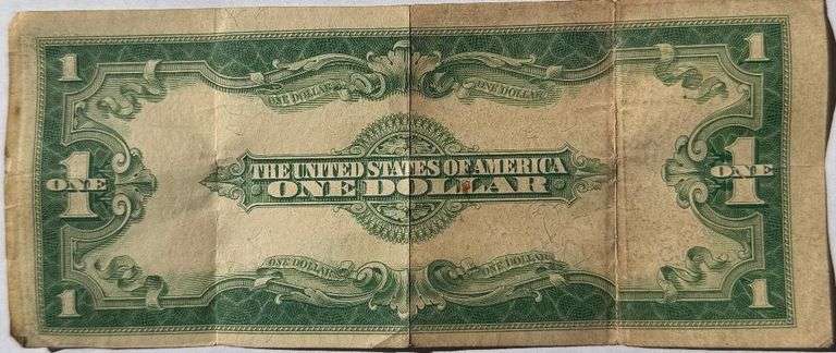 Last Large Size 1923 US $1 Silver Certificate.
