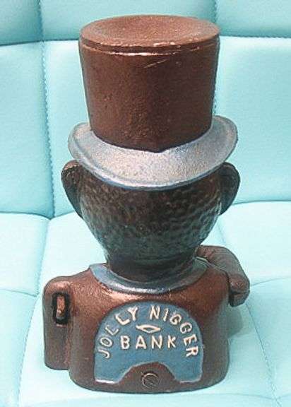 VINTAGE BLACK AMERICANA MECHANICAL BANK