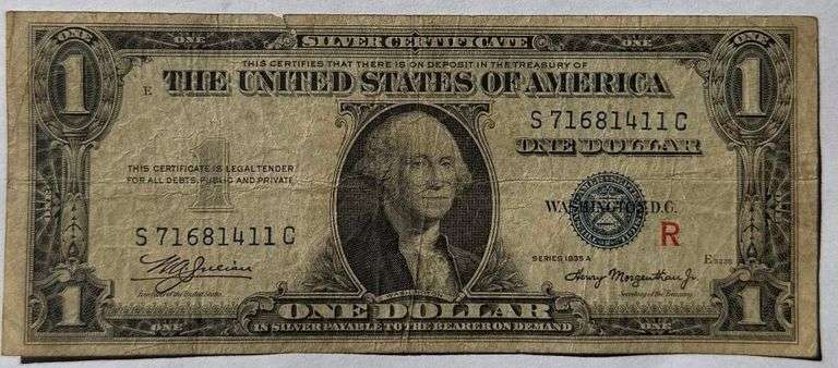 $1 1935A Special Printing R Silver Certificate. Fr1609