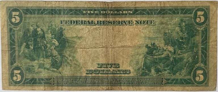 $5 Series 1914 Fed Reserve Note