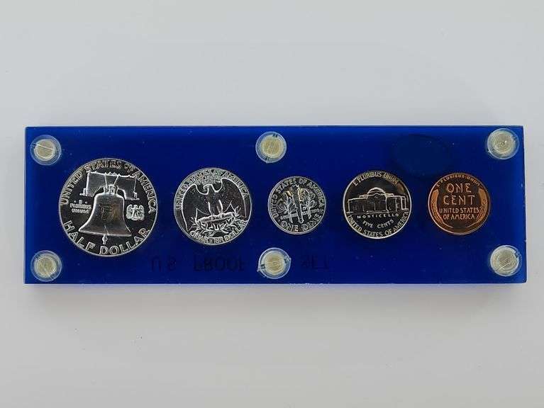 1956 United States Silver Proof Set, Capital Plastics Holder