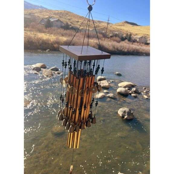 Wind Chimes 24 Copper Tubes & 16 Bells