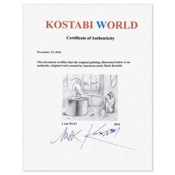 I Am WIFI by Mark Kostabi