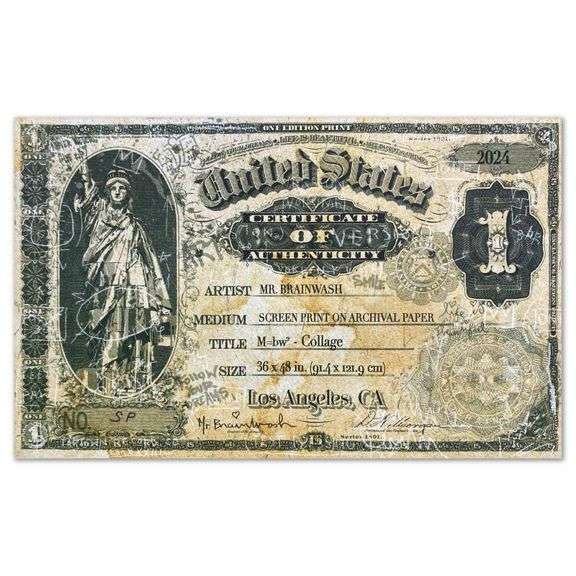 M=bw² - Collage by Mr Brainwash