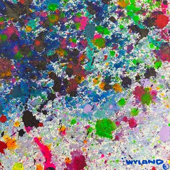 Untitled Abstract by Wyland