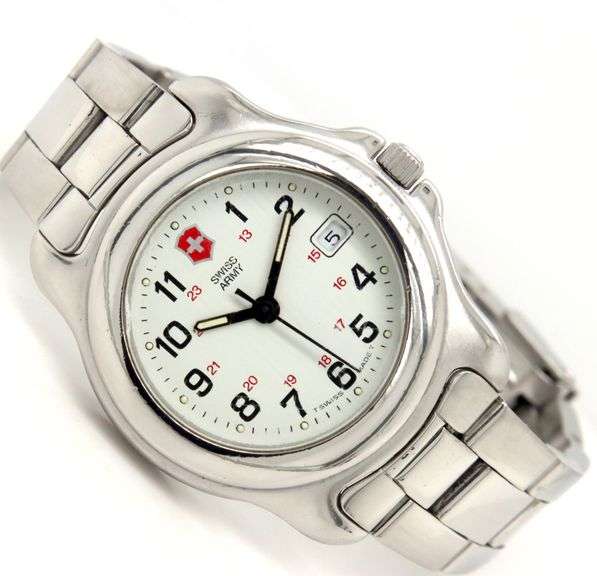 Swiss Army stainless steel watch