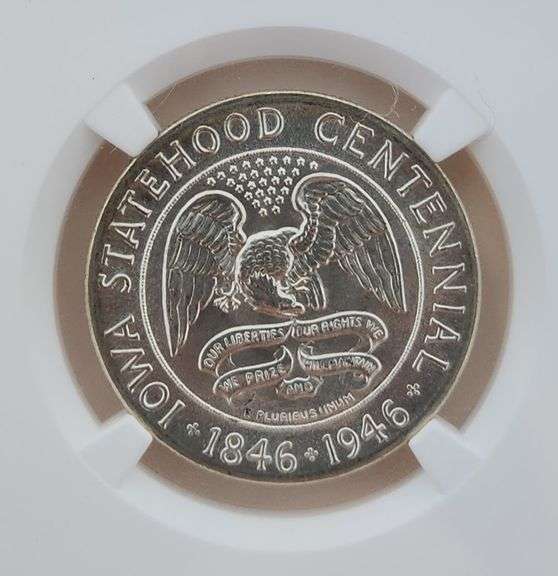 1946 Iowa Half Dollar, NGC MS65