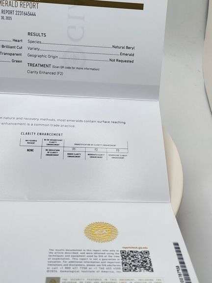GIA Certified 1.92 CT Emerald