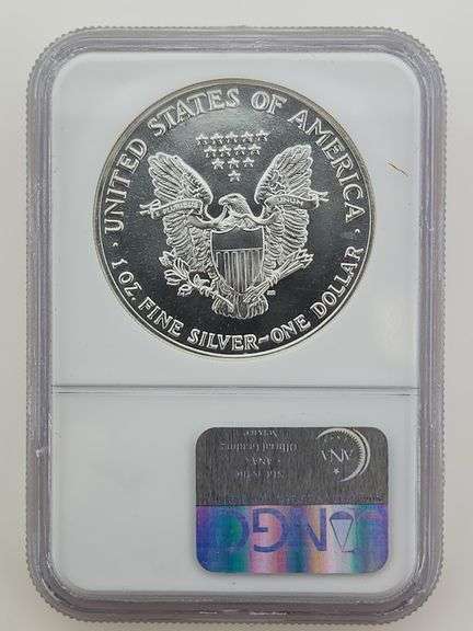 1988 American Silver Eagle, NGC MS69