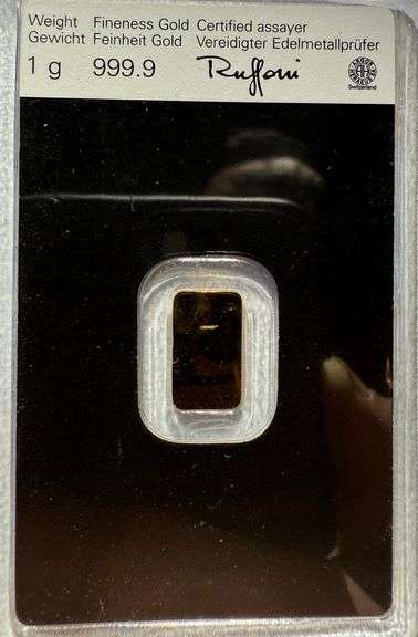 Commerzbank Swiss 1 Gram 24 K Ingot.