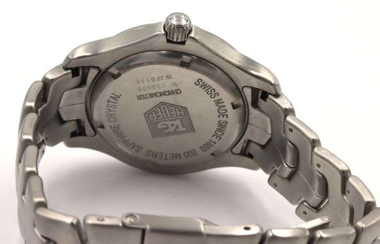Tag Heuer link automatic Chronometer white dial watch