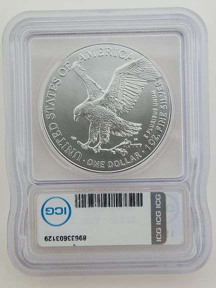 2025 American Silver Eagle, ICG MS70
