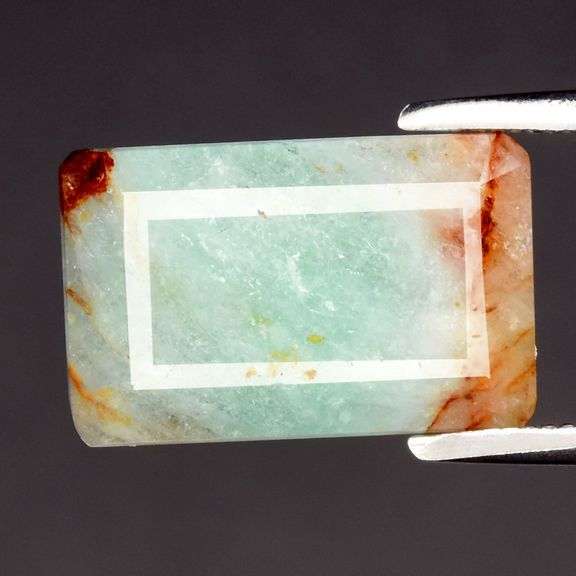 Very unique 3.90ct well marbled Tourmaline!