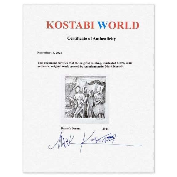 Dante's Dream by Mark Kostabi