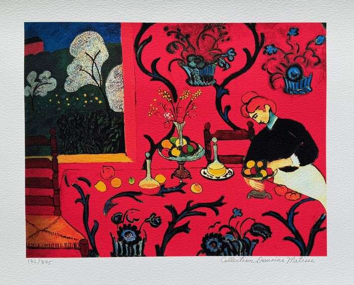 Collectible Limited Edition Henri Matisse, The Red Room