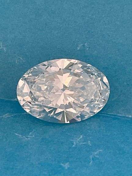 I.G.I CERTIFIED LOOSE DIAMOND 7.75 CARAT LAB GROWN OVAL CUT E-VS1