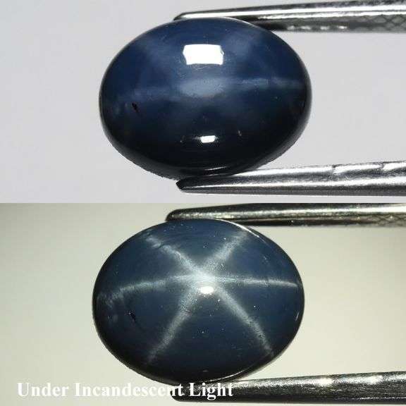 Strong patterned! 4.48ct Star Sapphire from Thailand!