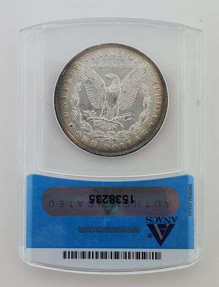 1882-CC GSA Morgan Silver Dollar, ANACS MS62