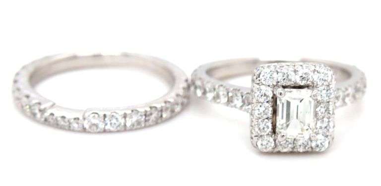 Neil Lane 0.52ct center diamond bridal set