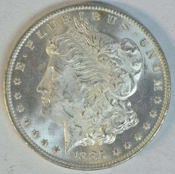 Cameo semi-Prooflike Near Gem BU 1885-O