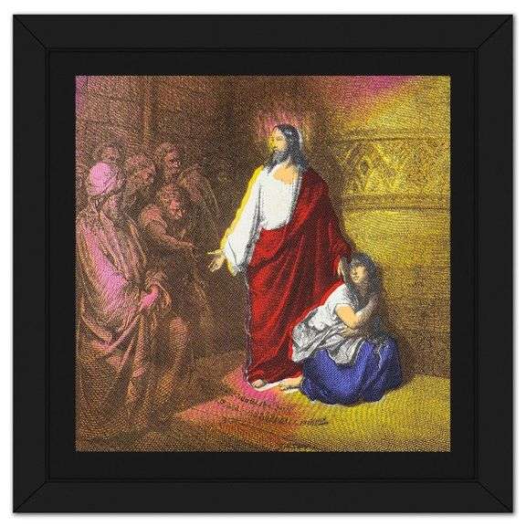 The Story of Mary Magadalena by Steve Kaufman (1960-2010)