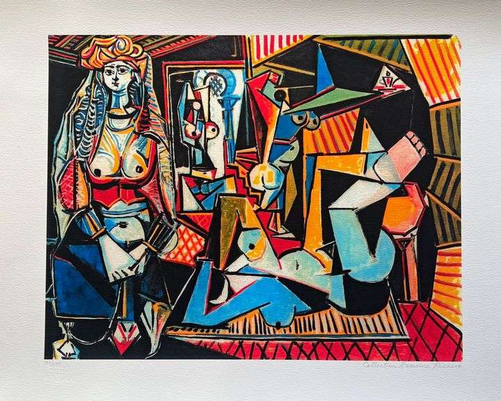 Pablo Picasso, Women in Algiers, Hand Signed by the Estate